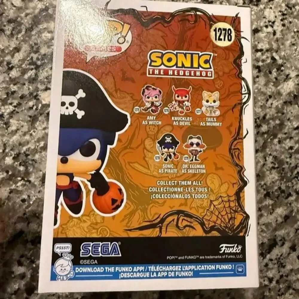 NEW Funko POP! Sonic The Hedgehog - Sonic As Pirate #1278 ~ FAST FREE SHIPPING!